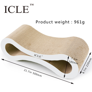 Penjual terbaik karton bergelombang kucing <span class=keywords><strong>Scratcher</strong></span> <span class=keywords><strong>Lounge</strong></span> Ultimate Superior Paper-IC-0095-White kualitas tinggi - Product Image 6