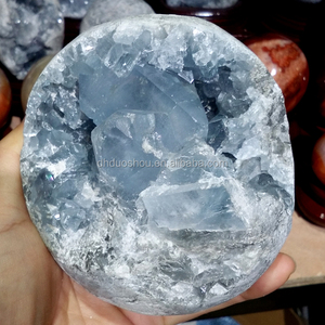หยาบธรรมชาติดิบcelestiteควอตซ์คริสตัลg eodeหินตัวอย่างขายส่ง - Product Image 5