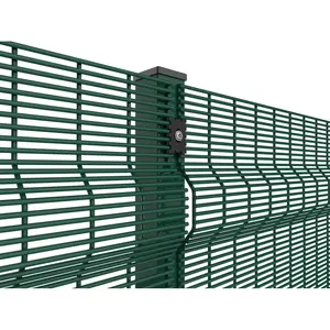 China Supplier Safety Protection Perimeter High Security Anti-climb Fencing Welded Wire Mesh Fencing