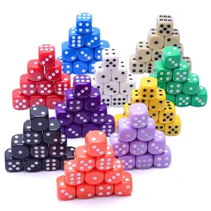 8Mm Dice Vòng Góc Đa Diện Tùy Chỉnh Dice Casino Trò Chơi Nhựa Dice