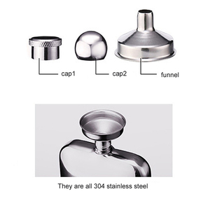 Bình Đeo Hông Bằng Thép Không Gỉ 6OZ Hoàn Thiện Gương Di Động Ngoài Trời - Product Image 5