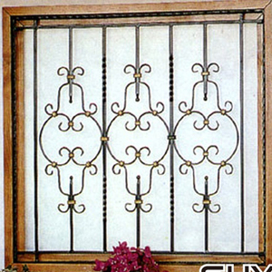 China Barred Windows Grill, barras <span class=keywords><strong>de</strong></span> hierro forjado Barred Windows <span class=keywords><strong>para</strong></span> el balcón del hogar - Product Image 1