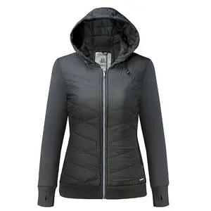 Veste d'hiver Style européen pour femmes, promotion hebdomadaire, blouson en duvet, vêtements avec capuche, vente en gros