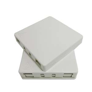 86 Type 2 Core Desktop Small Ftth roset SC Fiber Optic Wall <span class=keywords><strong>Terminal</strong></span> Box Fiber Faceplate Fiber Optic Socket Rosette Box - Product Image 2