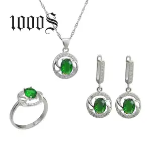 wholesale import 925 silver jewelry set from china