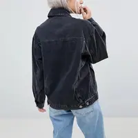 Jaqueta jeans feminina ombro fora, casaco jeans