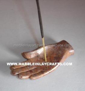Soporte para Incienso de Piedra de Jabón con Forma de Mano, Duradero, Estilo Indio, para Decoración del Hogar - Product Image 1
