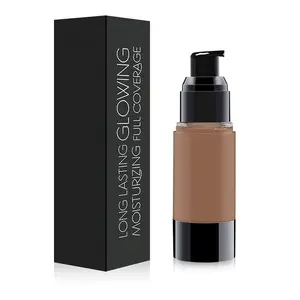 ขาย 12 สีLiquid Foundationฉลากส่วนตัวยาวแต่งหน้าFoundation