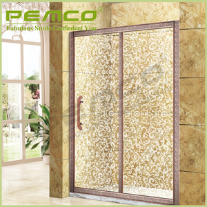 Pantalla de ducha portátil de cristal templado <span class=keywords><strong>para</strong></span> baño deslizante estilo Simple precio directo de fábrica - Product Image 4