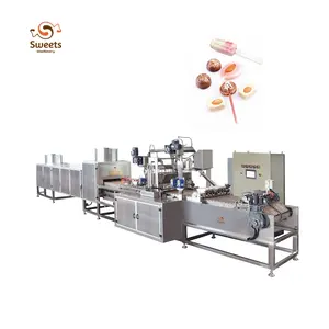 Double Color Fully Automatic Small Flat Lollipop Making Machine