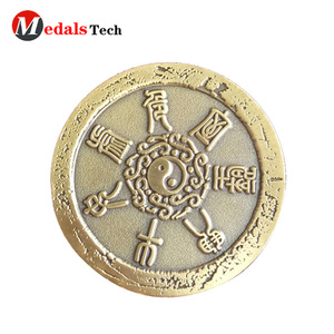 Fabricantes profesionales águila negro esmalte antiguo silver souvenir monedas - Product Image 6