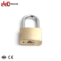 2024 Elecpopular haute qualité pleine serrure en cuivre noyau Pad serrure Lucchetto sécurité laiton acier 38mm porte utilisation clé déverrouiller chemin