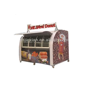 JX-FS290C Multifunctional Street Mobile Fryer donut Food kiosk