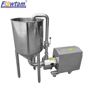 Stainless steel inline homogenizer, emulsifier, disperser, mixer