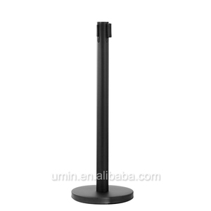Nero Verniciato a Polvere Retrattile Cintura Coda Barriera - Product Image 4