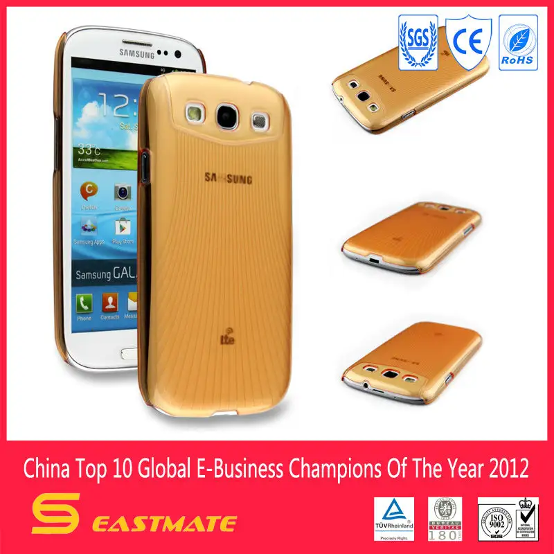 Nouveau!! caisse de téléphone mobile cellulaire de haute qualité en PC dur clair pour Samsung Galaxy S3/9300