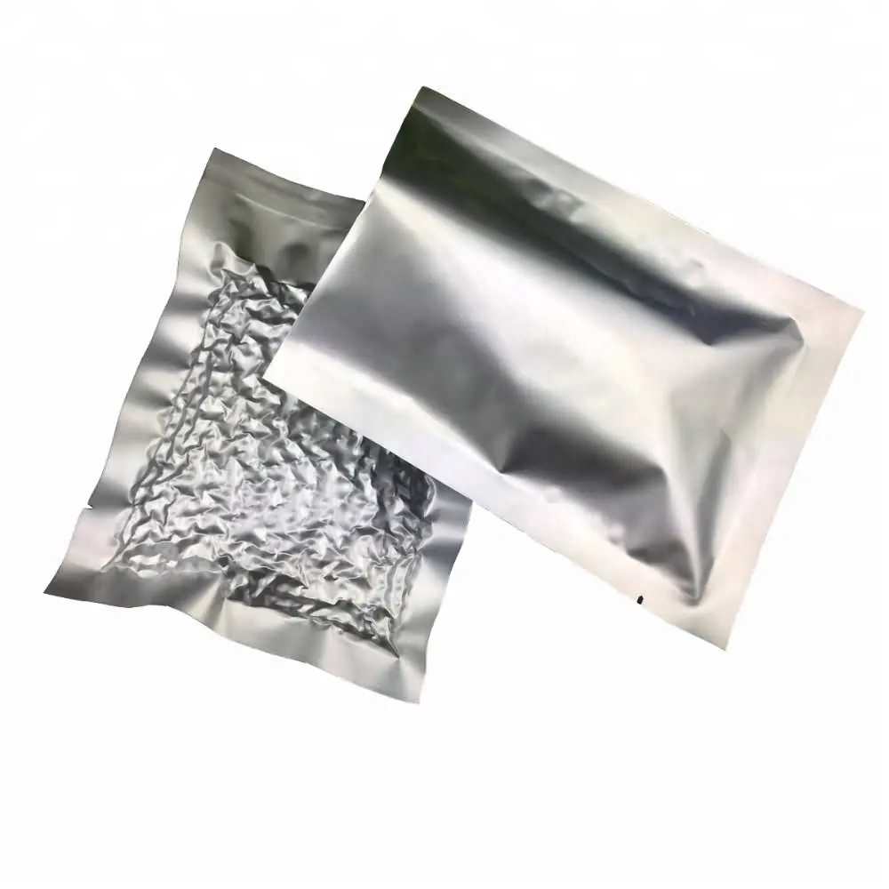 Alüminyum folyo vakum metalize çanta/naylon otoklavlanabilir kese ile dondurulmuş gıda için gözyaşı çentik alüminyum folyo vakum poşeti