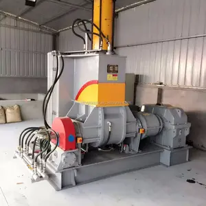Rubber mixing kneader