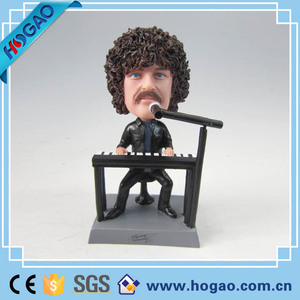 Figurines de tête de bobble en résine, OEM accepté, produits de tête de bobble en résine artisanat en résine - Product Image 2