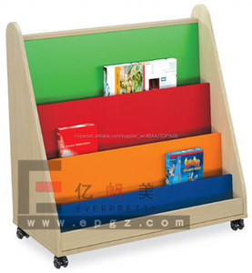 <span class=keywords><strong>Muebles</strong></span> de Preescolar Móvil Grupo de Juego Gabinete Gabinete de Almacenaje de Madera del cabrito - Product Image 2