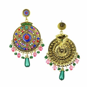 <strong>Handmade</strong> Bohemian Colorful Beads Drop Ear Studs <strong>Earrings</strong> for Women Ethnic Fashion Jewelry - Product Image 3