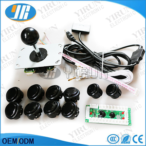 Bộ Trò Chơi Điện Tử Tự Làm Dành Cho PC/PS2/PS3 Bộ Mã Hóa USB + Cần Điều Khiển SANWA + Nút Ấn SANWA 30 & 24Mm + Dây Cáp Cho PCB - Product Image 2