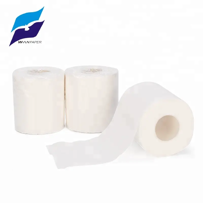 Bán buôn bột giấy tre mềm tùy chỉnh oem giấy vệ sinh cuộn cho thấp moq