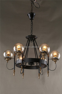 Decoraciones del partido de iluminación de la lámpara 6/8 cabezas de bola de cristal colgante luz - Product Image 3