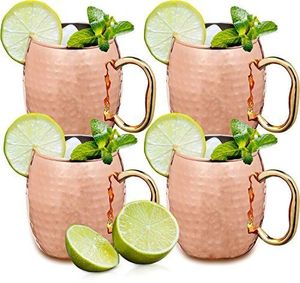 Ensemble cadeau de tasse à Moscow Mule en cuivre martelé, laiton et acier inoxydable pour France Ocean 5 Port Ellen <span class=keywords><strong>Islay</strong></span> Powers President - Product Image 3