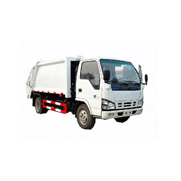 Professionele 5 ton Japan merk Truck gemonteerd vuilnis compactor