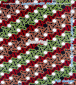 Wax Super Wax Java Tissu 100% coton HF043 - Product Image 1