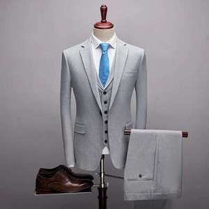 <span class=keywords><strong>Costume</strong></span> trois pièces pour marié, <span class=keywords><strong>costume</strong></span> de cérémonie pour <span class=keywords><strong>homme</strong></span>, veste de loisirs anglaise, smoking <span class=keywords><strong>rose</strong></span>, <span class=keywords><strong>costume</strong></span> de demoiselle d'honneur - Product Image 2