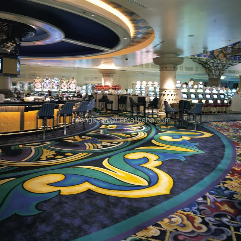 Yüksek kaliteli Axminster kumarhane halısı, halı Casino için