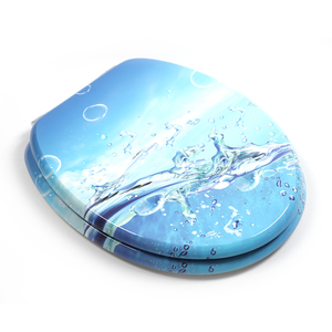 <span class=keywords><strong>Bois</strong></span> moulé UV d'eau handicap imprimé classique meilleur <span class=keywords><strong>pas</strong></span> <span class=keywords><strong>cher</strong></span> belle rayé sièges de toilette Allongés - Product Image 3