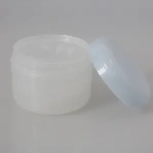 Pot d'emballage cosmétique en plastique PP, 50 pièces, prix d'usine, pour crème et visage, 500g