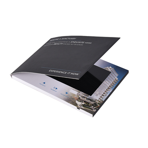 De alto margen productos personalizables folleto 7 "pulgadas de vídeo folleto Sexy tarjeta de vídeo folleto - Product Image 1
