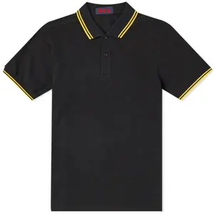 Adulti di Alta qualità su ordinazione all'ingrosso Personalizzata Slim Fit Doppia Punta polo manica Corta shirt in jersey