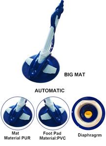 Nettoyeur de <span class=keywords><strong>piscine</strong></span> semi-automatique, facile à assembler, puissante aspiration, <span class=keywords><strong>balayeuse</strong></span> avec tuyau de 12m - Product Image 4