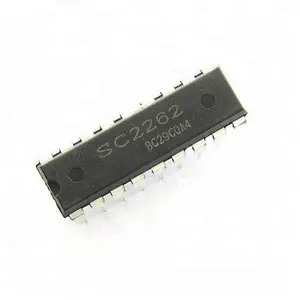 IC SC2262 émetteur de télécommande Sans Fil puce DIP18 SC2262-IR