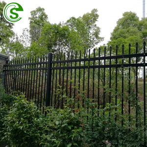 Hot Sale <strong>Picket</strong> <strong>Fence</strong> <strong>Cheap</strong> Galvanized Steel <strong>Fence</strong> <strong>Panels</strong> Wrought Iron <strong>Panel</strong> <strong>Fence</strong> for Garden - Product Image 6