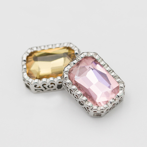 <span class=keywords><strong>Nido</strong></span> de diseño de cristal de coser de forma de rectángulo de diamantes de imitación para la ropa - Product Image 6