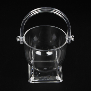 Clear Acrylic <strong>Mini</strong> Ice Bucket Durable &amp; Not Easy to Break 1.0L Capacity Eco-Friendly for Home/Bar Use - Product Image 6