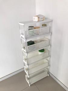 Multipurpose and Versatile <strong>Slim</strong> Side Rack <strong>Shelf</strong> with Lid - Product Image 3