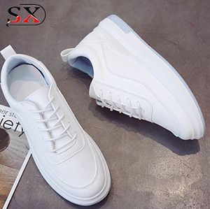 2018 Nuovo Arrivo Delle Ragazze di Colore Bianco Scuola Tela Casual Scarpa Da Tennis Delle Donne Confortevole Gomma Lace Up Scarpe - Product Image 3