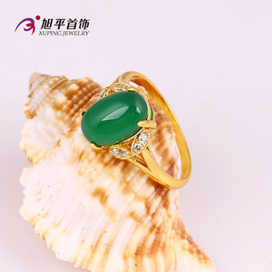 Anillo de Boda de Oro de Arabia Saudita con <span class=keywords><strong>Piedras</strong></span> <span class=keywords><strong>Preciosas</strong></span> de Joyería Xuping - Product Image 4