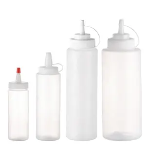 Bpa Gratis Navulbare Ldpe Bbq Chill Ketchup Fles Plastic Saus Doseer Squeeze Fles