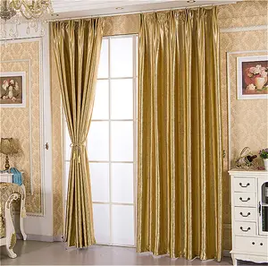 Venta al por mayor de fábrica precio barato en relieve apagón azul tela para cortinas - Product Image 1