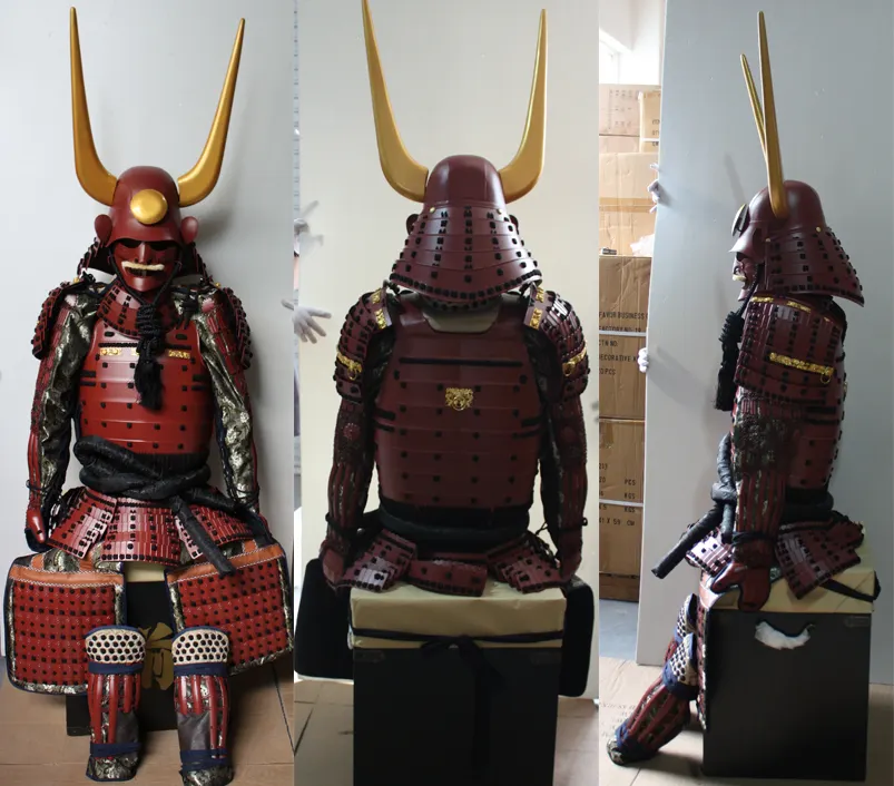 Capacete japonês samurai armadura