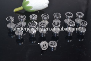 Ventas al por mayor 2015 <span class=keywords><strong>falsa</strong></span> <span class=keywords><strong>ilusión</strong></span> de tapones para los oídos tapones tramposo tacos oído 0g~8mm - Product Image 1