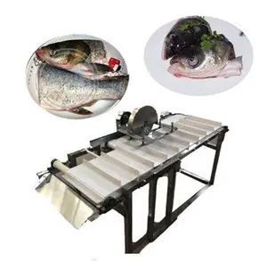 Automatic 30pcs/Min Fish Head Tail Cutting Fish Head Removing Cutter Fish Processing Machines